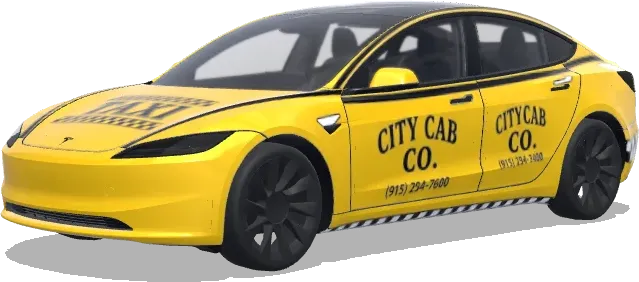 City Cab Tesla – Tesla Model 3 wrap
