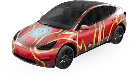 Iron Man (Ironman) – Tesla Model Y Wrap