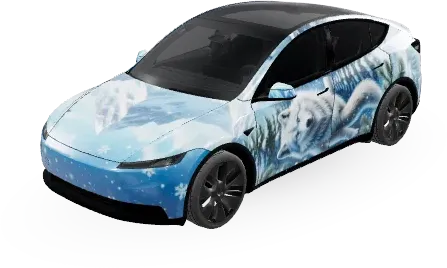 Neige (Snow) – covering Tesla Model Y