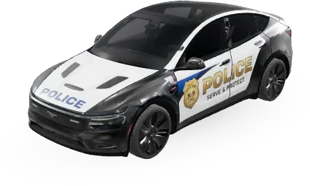 Polizeiauto (PoliceCar) – Tesla Model Y Wrap