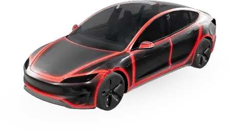 Tron Legacy – wrap para Tesla Model 3