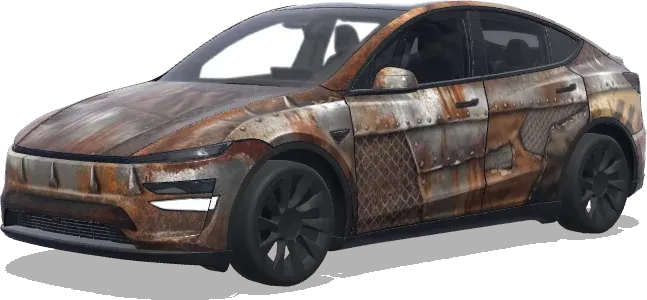 Безумный Макс (Mad max) – оклейка Tesla Model Y