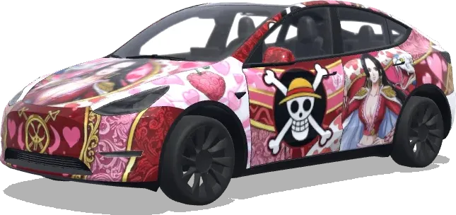 Boa Hancock (海贼王中女帝) – wrap para Tesla Model Y