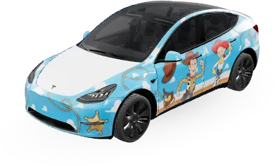 Toy Story – Tesla Model Y Wrap