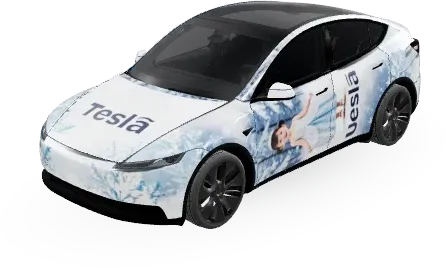 11 – оклейка Tesla Model Y