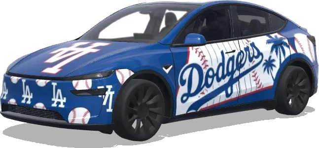 LA 다저스 (los angeles dodgers) – 테슬라 Model Y 랩핑