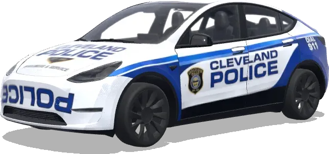Cleveland Police – Tesla Model Y wrap