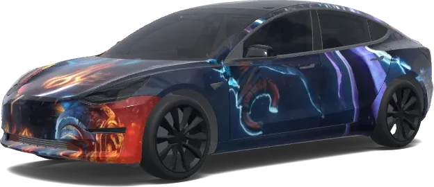Alles (Tout) – Tesla Model 3 Wrap