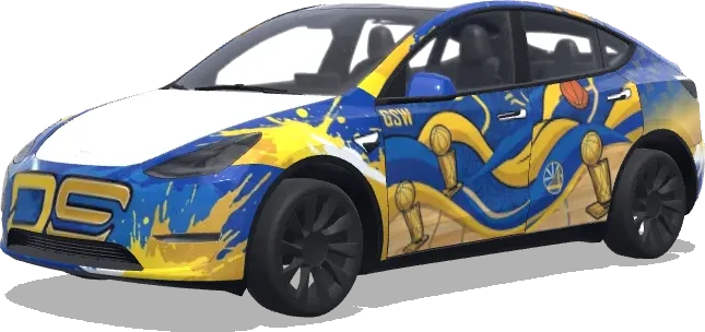 斯蒂芬庫裡塗裝(Stephen Curry) – 特斯拉 Model Y 塗裝
