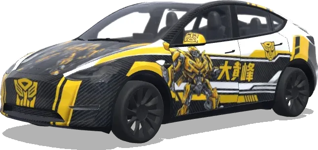 Bumblebee (大黄峰) – Tesla Model Y wrap