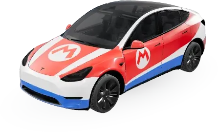 馬里奧賽車(Mario Kart Tesla) – 特斯拉 Model Y 塗裝