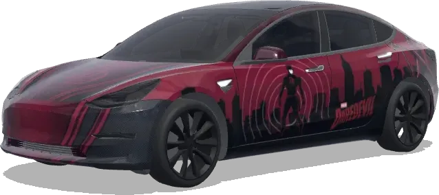 Daredevil – wrap para Tesla Model 3