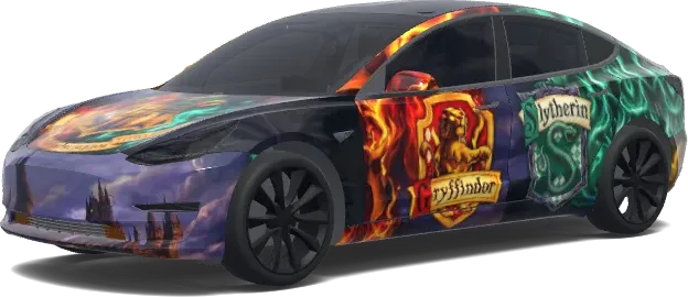 Harry Potter – wrap para Tesla Model 3