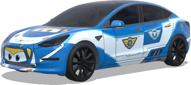 Tino Super Wings – Tesla Model 3 wrap
