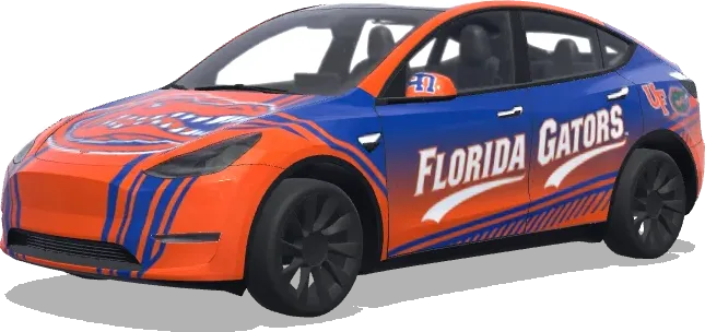 University of Florida (universityofflorida) – Tesla Model Y Wrap