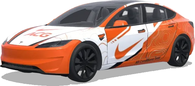 ACG Swoosh – Tesla Model 3 wrap