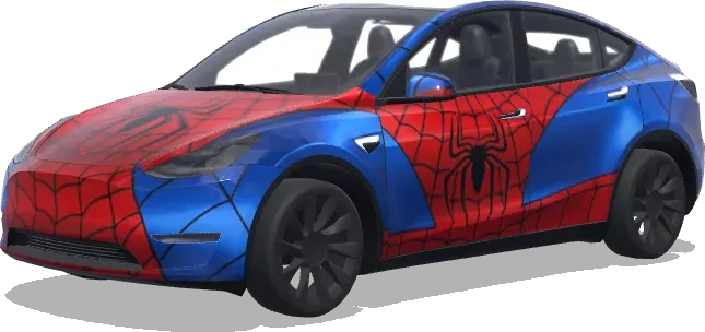 스파이더맨 (Spiderman) – 테슬라 Model Y 랩핑