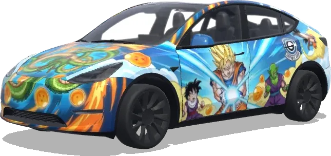Dragon Ball (DRAGON BALL) – Tesla Model Y Wrap