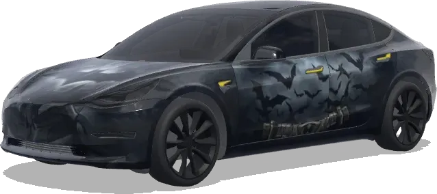 Batman – covering Tesla Model 3