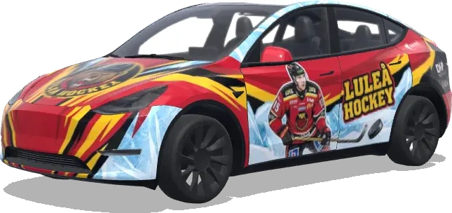 Лулео Хокей (Luleå Hockey) – оклейка Tesla Model Y