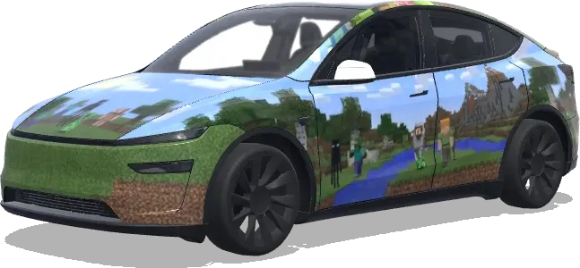 Minecraft – Tesla Model Y Wrap