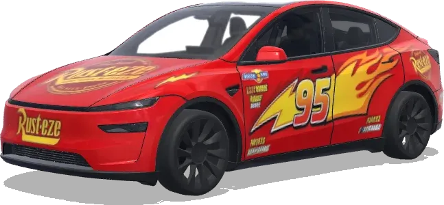 Lightning McQueen (LIGHTNING MCQUEEN) – Tesla Model Y Wrap