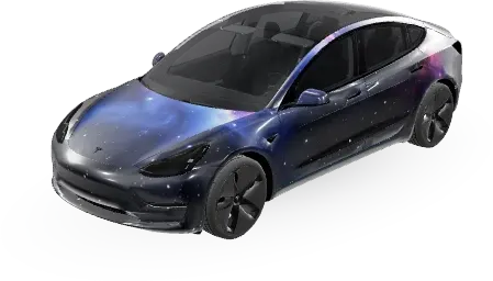 Piel Galaxia (Galaxy skin) – wrap para Tesla Model 3