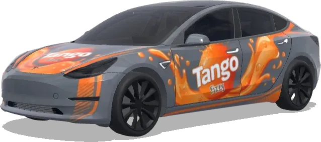 Tango стелс-серый – оклейка Tesla Model 3