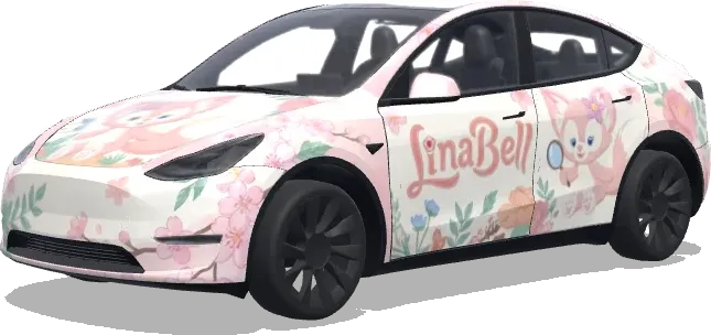 LinaBell (玲娜贝尔) – covering Tesla Model Y