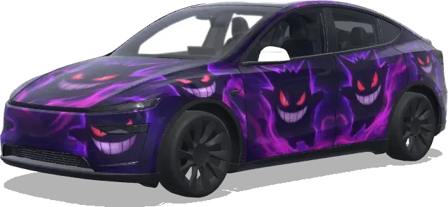 Gengar – Tesla Model Y wrap