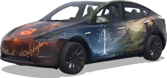 指环王(lord of the rings) – 特斯拉 Model Y 涂装