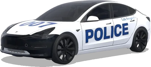 LAPD Tesla Wrap – Tesla Model 3 wrap