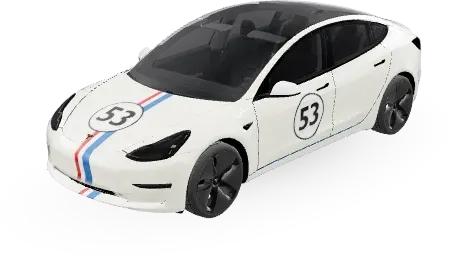 Herbie – Tesla Model 3 Wrap