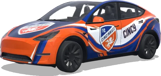 FC Cincinnati – Tesla Model Y wrap