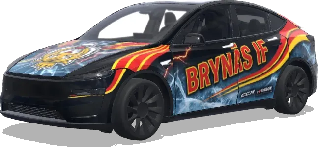 Brynäs Ice Hockey – Tesla Model Y wrap