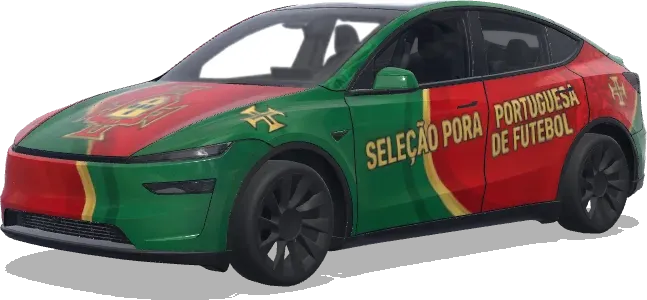 葡萄牙國家隊(Seleção Portuguesa de futebol) – 特斯拉 Model Y 塗裝
