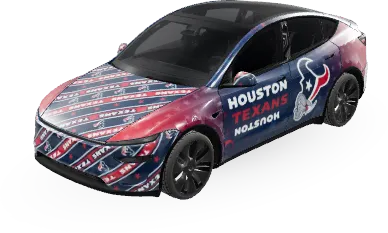 Houston Texans – Tesla Model Y Wrap