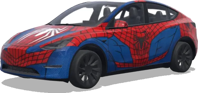 spidey – Tesla Model Y wrap