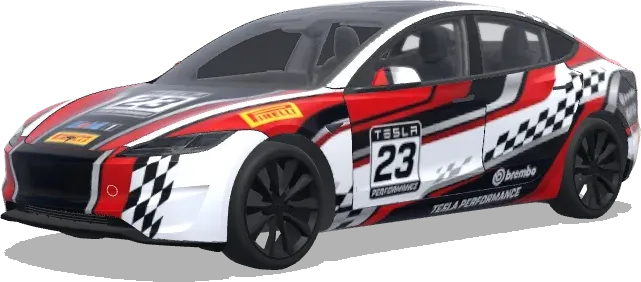 Nummer 23 Performance – Tesla Model 3 Wrap