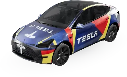 世界拉力錦標賽(WRC) – 特斯拉 Model Y 塗裝