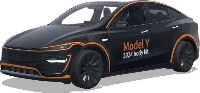 Kit de vinilo negro mate para Model Y – wrap para Tesla Model Y