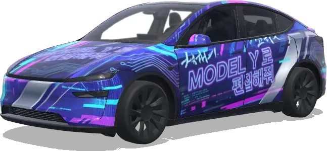 Model Y (MODEL Y 로 편집해줘) – Tesla Model Y Wrap