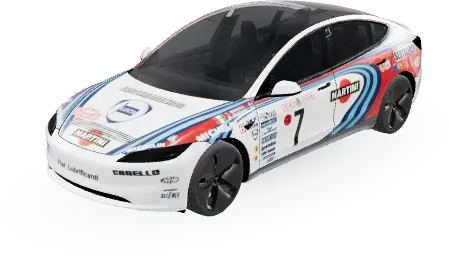 Lancia Delta HF (Lancia Delta HF(model3)) – covering Tesla Model 3