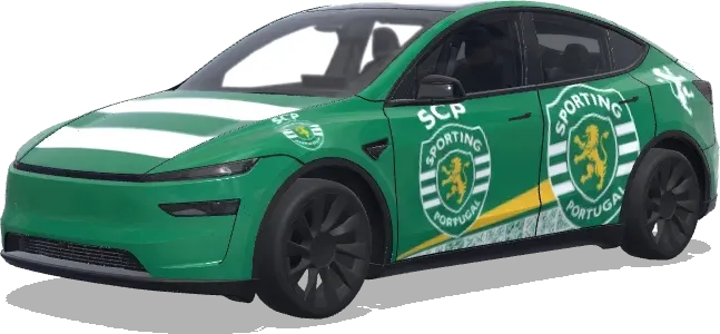 스포르팅 CP (Sporting Clube de Portugal) – 테슬라 Model Y 랩핑