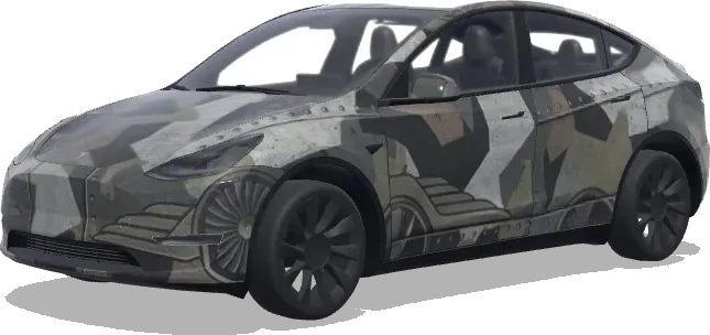 Urban Camo Aviation – Tesla Model Y wrap