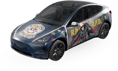 RPD Raccoon City (RPD - Racoon City Police) – Tesla Model Y Wrap