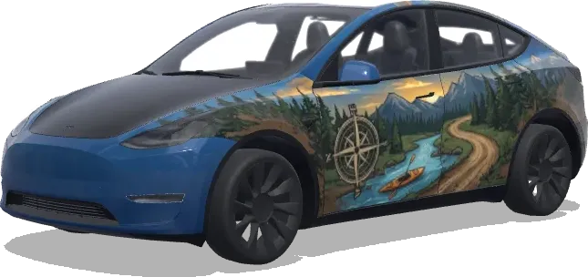 True Escape (True escape) – wrap para Tesla Model Y