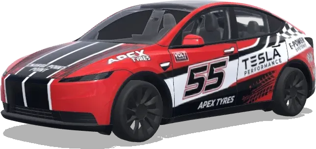 Apex Tyres 55 – Tesla Model Y wrap