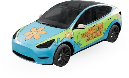 Mystery Machine – Tesla Model Y Wrap