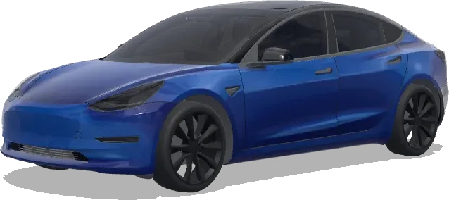 Blackout Akzente – Tesla Model 3 Wrap